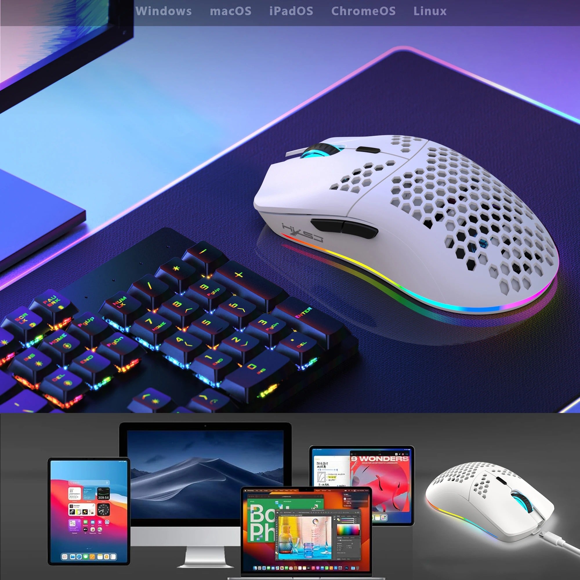 HXSJ T66 Wireless gaming mouse