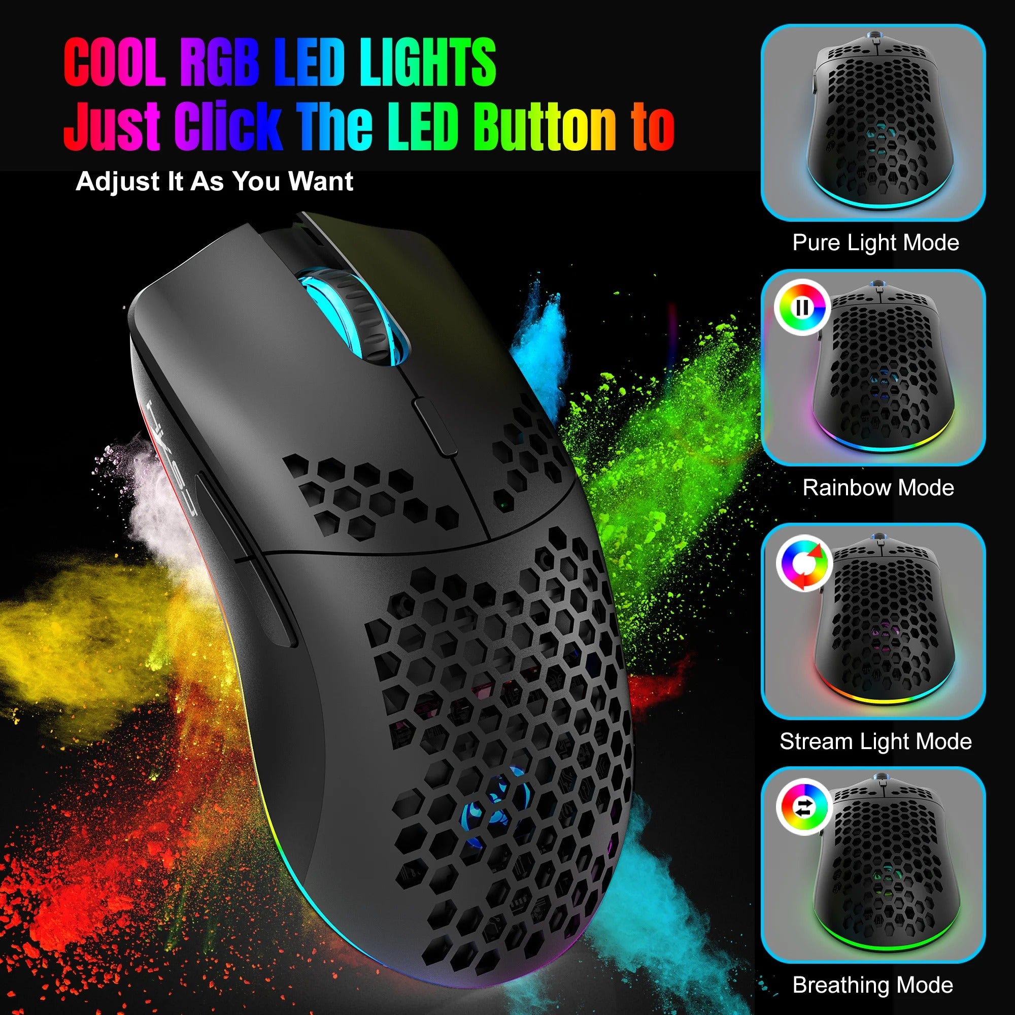HXSJ T66 Wireless gaming mouse